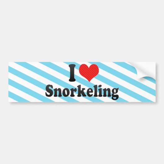 I schnorchelnde Liebe Autoaufkleber (Vorne)