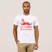 I Schnurrbart Sie eine Frage T-Shirt (Vorne ganz)