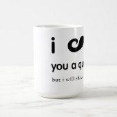 I Schnurrbart Sie eine Fragen-Tasse Kaffeetasse (Mittel)