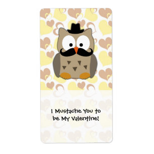 I Schnurrbart Sie, zum mein Valentinsgruß zu sein