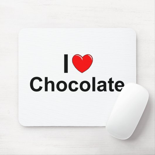 I Schokolade der Liebe-(Herz) Mousepad (Mit Mouse)
