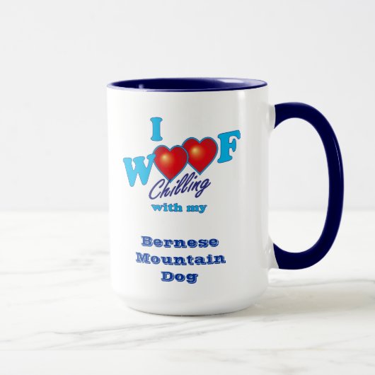 I Schuss Bernese Gebirgshund Tasse (Rechts)