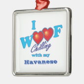I Schuss Havanese Ornament Aus Metall (Links)