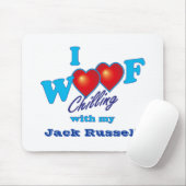 I Schuss-Jack Russell Mousepad (Mit Mouse)