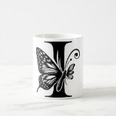 I Schwarzer Butterfly Verwandlungstasse (Mittel)
