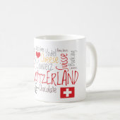 I Schweizer Lieblingssachen der Liebe-Schweiz Kaffeetasse (VorderseiteRechts)