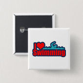 I schwimmende Liebe Button (Vorne & Hinten)
