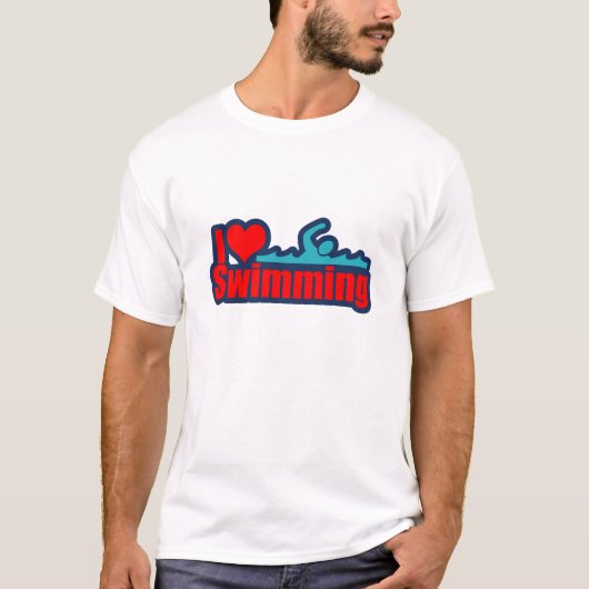 I schwimmende Liebe T-Shirt (Vorderseite)