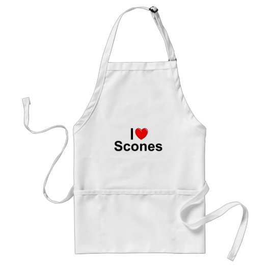 I Scones der Liebe-(Herz) Schürze (Vorne)