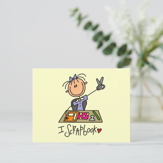 I Scrapbook Postkarte (Stehend Vorderseite)