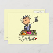 I Scrapbook Postkarte (Vorne/Hinten)