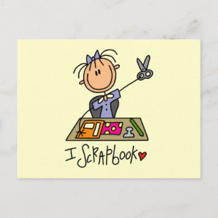 I Scrapbook Postkarte