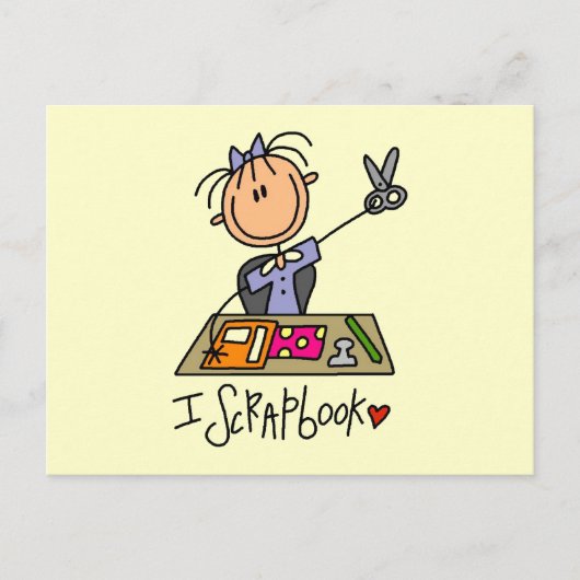 I Scrapbook Postkarte (Vorderseite)