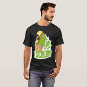 I Scream Ice Cream Parrot Screaming for Cockatiels T-Shirt (Vorne ganz)