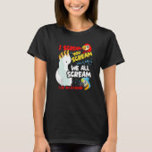 I Scream You Scream - Funny Bird Parrot Premium T-Shirt (Vorderseite)