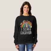I Screw Everyone Bisexual Rainbow Pride Bisexualit Sweatshirt (Vorne ganz)