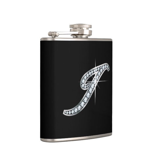 I Script "Diamond Bling" Flask Flachmann (Rechts)