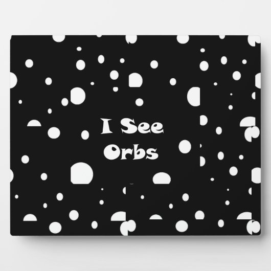 I See Orbs Fotoplatte (Vorderseite)