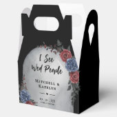 I See Wed People Headstone Floral Gothic Wedding Geschenkschachtel (Geöffnet)