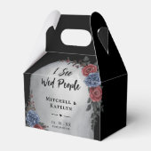 I See Wed People Headstone Floral Gothic Wedding Geschenkschachtel (Vorderseite)