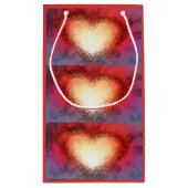 "I See Your Heart" (Klein) Geschenktasche Kleine Geschenktüte (Rückseite)