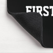 I seien Sie erster Kamerad. Schwarzweiss. Mousepad (Ecke)