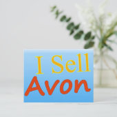 I Sell Avon Postkarte (Stehend Vorderseite)