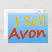 I Sell Avon Postkarte (Vorne/Hinten)