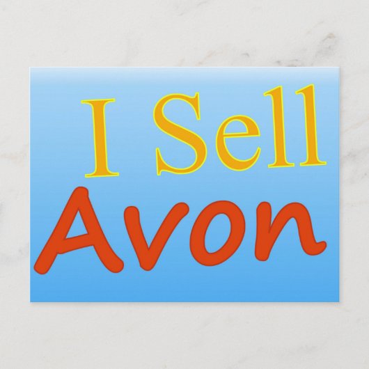 I Sell Avon Postkarte (Vorderseite)