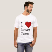 I senken Liebe Steuern T-Shirt (Vorne ganz)