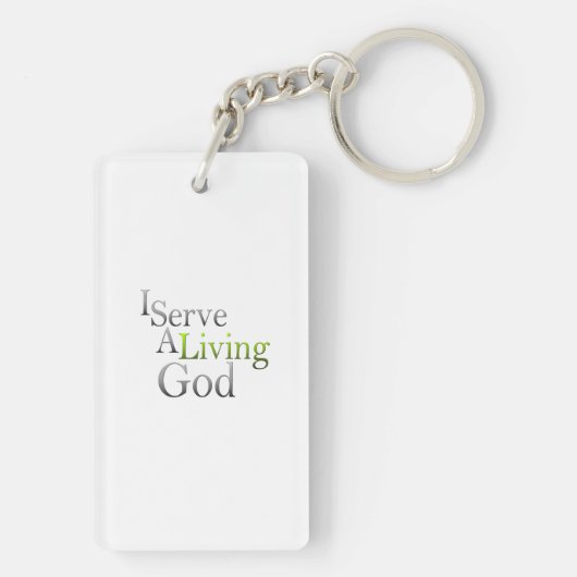 I Serve Schlüsselanhänger (Rückseite)