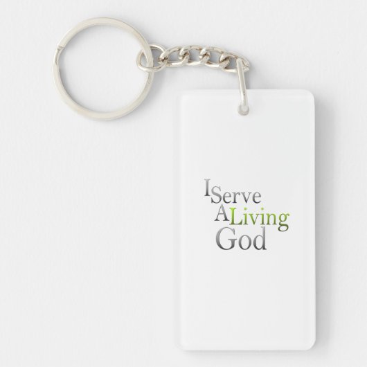 I Serve Schlüsselanhänger (Vorderseite)