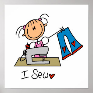 I Sew Poster