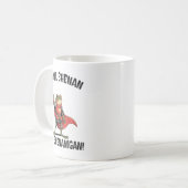 I Shall Shenan Then Shenanigan Cute Quest Frog  Kaffeetasse (Vorderseite Links)