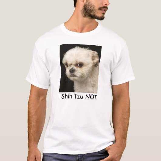 I SHIH TZU NICHT. LUSTIGES GESCHENK SHIH TZU T-Shirt (Vorderseite)