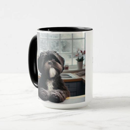 I Shih Tzu Not Christmas Tasse Cup (Vorderseite Links)