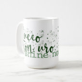 I Shine Not Burn - Clan Mackenzie Kaffeetasse (Vorderseite Links)