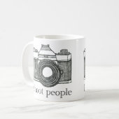I Shoot (Fotografie) Menschen Tasse (Vorderseite Links)