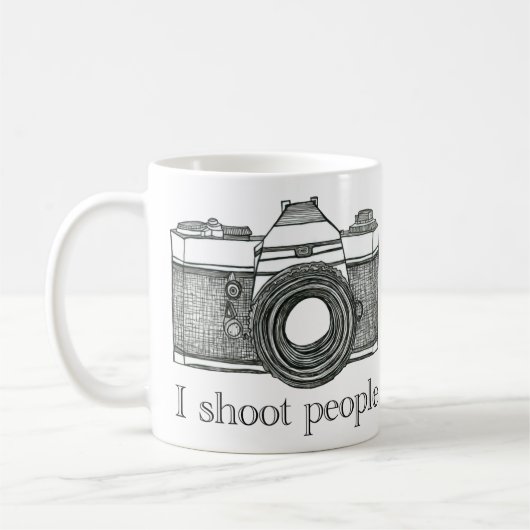 I Shoot (Fotografie) Menschen Tasse (Links)