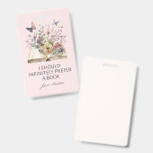 I Should Infinitely Prefer A Book II - Jane Austen Ausweis (Vorder- & Rückseite)