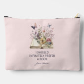 I Should Infinitely Prefer A Book II - Jane Austen Zubehörtasche (Rückseite)