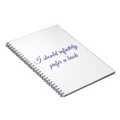 I should infinitely prefer a book  notizblock (Rechte Seite)