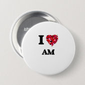 I sind Liebe Button (Vorne & Hinten)