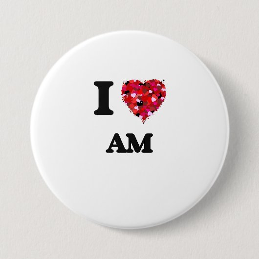 I sind Liebe Button (Vorderseite)