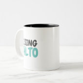 I Sing Alto Musical Tasse (Vorderseite Links)