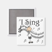 I Sing Magnet (Vorderseite/Rückseite)