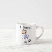 I Skate - Girl Roller Skater Espressotasse (Rechts)