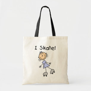 I Skate - Girl Roller Skater Tragetasche
