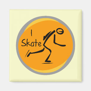 I Skate-T - Shirts und Geschenke Magnet