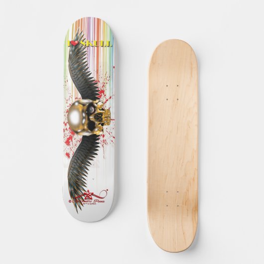 I. SKATEBOARD (Vorderseite)